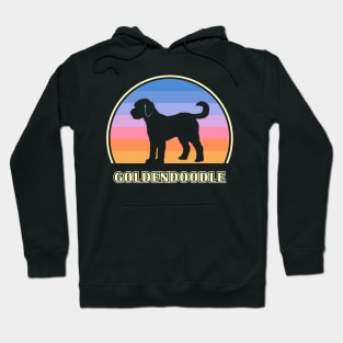 Goldendoodle Vintage Sunset Dog Hoodie